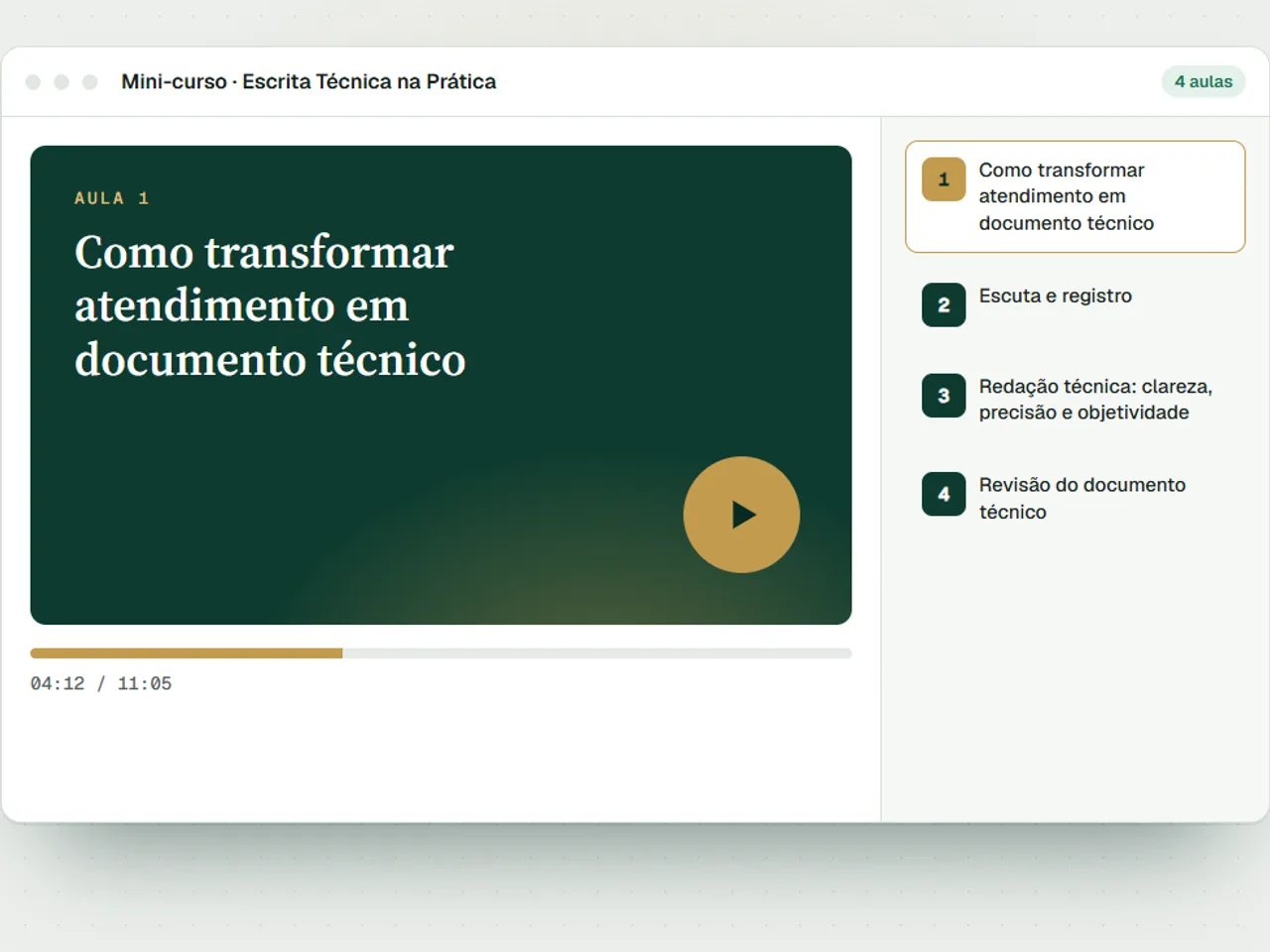 Ilustração do Mini-curso Escrita Técnica na Prática