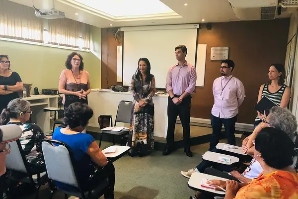 Idosos do Serviço de Convivência e Fortalecimento de Vínculos (SCFV), em Porto Alegre, 2019.