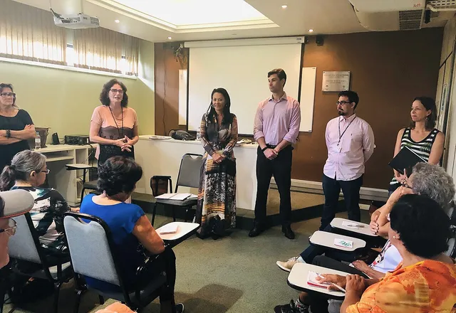 Grupo de idosos do Serviço de Convivência e Fortalecimento de Vínculos