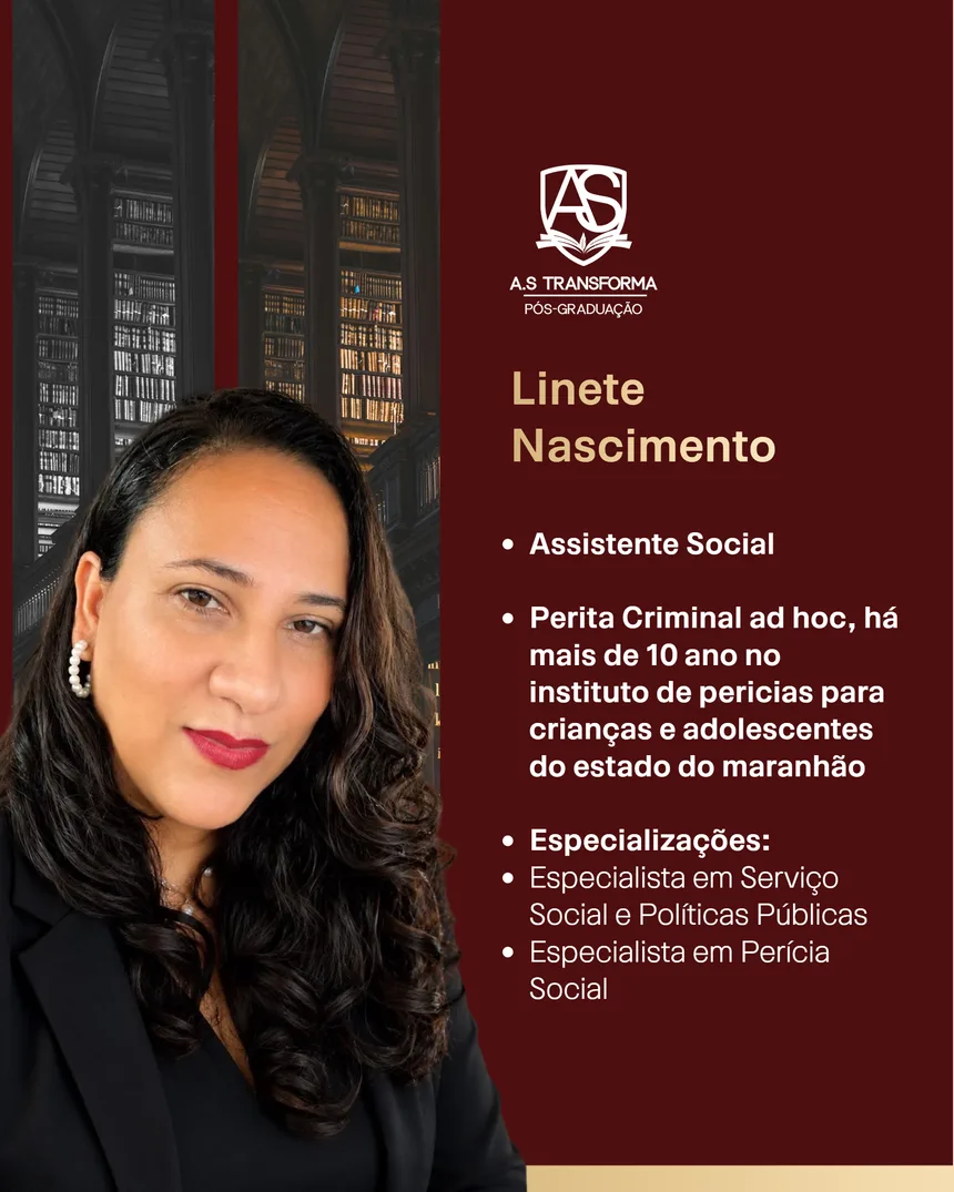 Professora Linete Nascimento, especialista em Perícia Social
