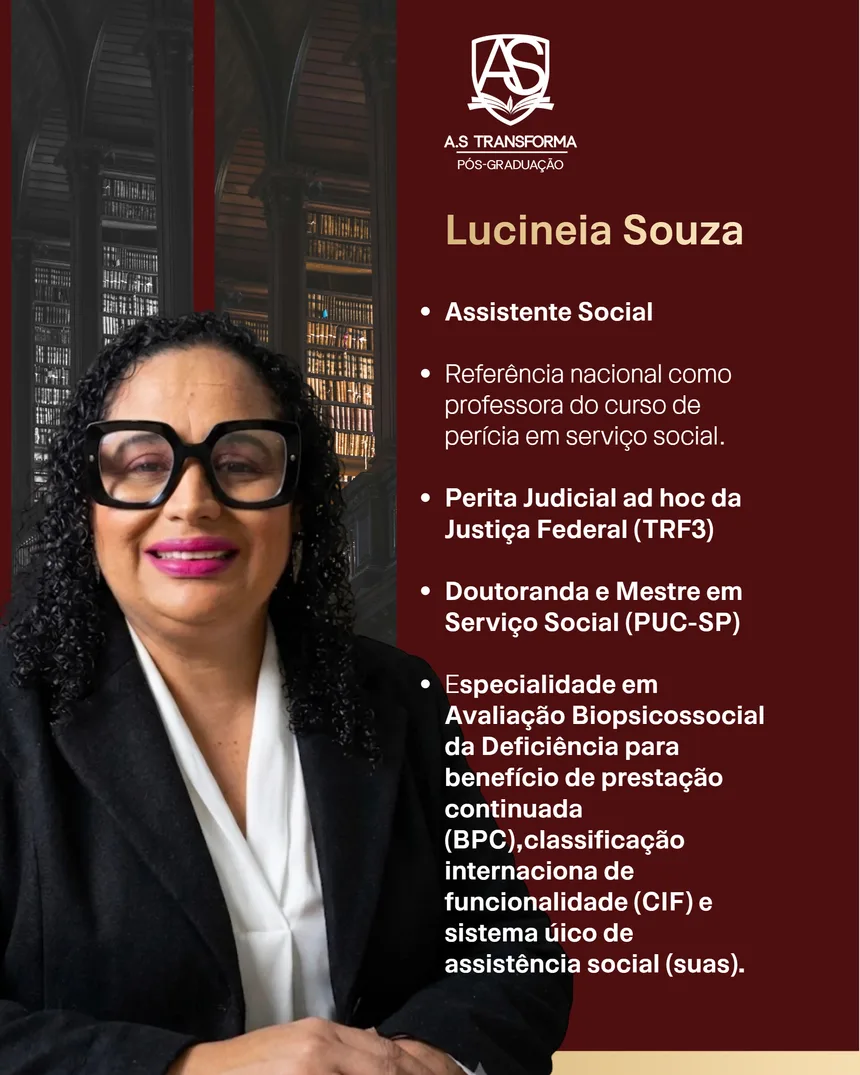 Professora Lucineia do Carmo Souza, doutoranda na PUC-SP e perita da Justiça Federal